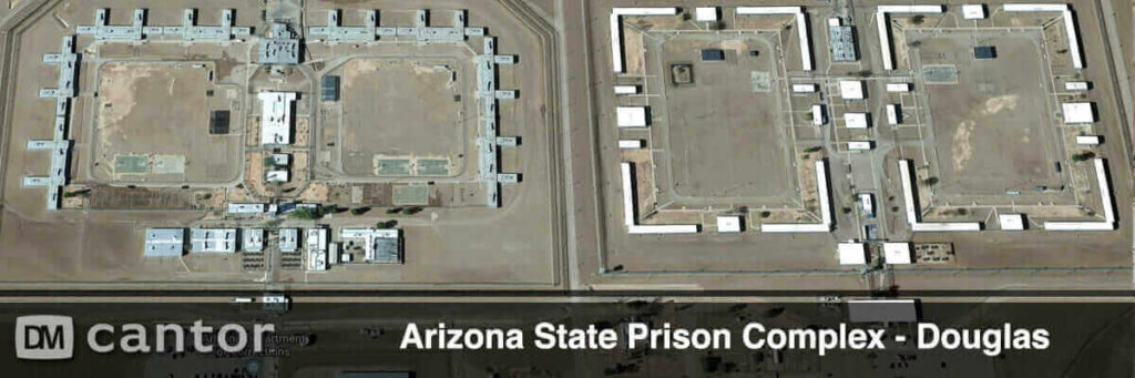 Aerial View of Arizona State Prison Complex in Douglas, AZ